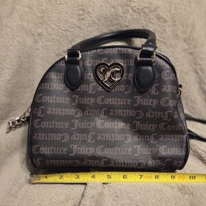 Juicy Couture Black and Tan Satchel EUC